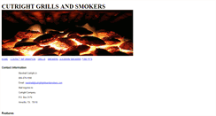 Desktop Screenshot of cutrightgrillsandsmokers.com